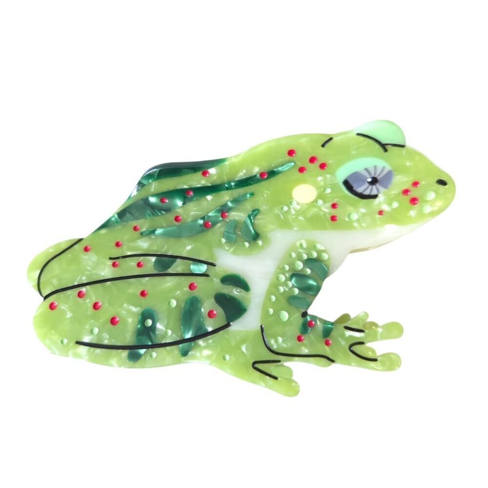 Acetate Frog Hair Clips Cluster Claw Cute Retro Hair Accessories Women